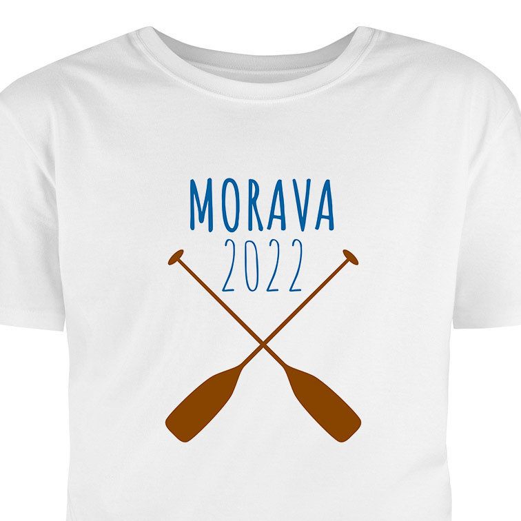 Vodácké tričko s potiskem: Morava