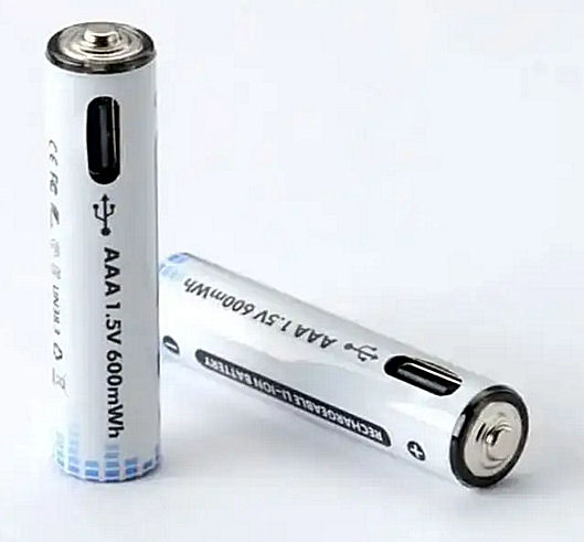 Hutermann USB baterie nabíjecí 1.5V AAA 600mWh