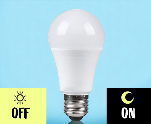 Inteligentní soumraková LED žárovka