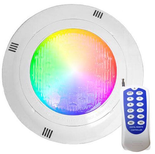 Vodotěsné světlo LED RGB 12V / 45W / bazénové světlo /..