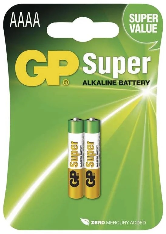 GP Alkalická speciální baterie GP 25A (AAAA, LR8), 2 ks