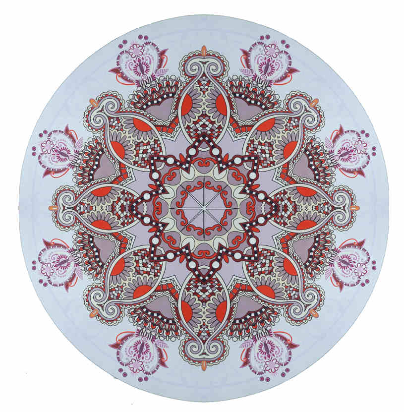 Podložka na jógu mandala kulatá 140cm ORNAMENT