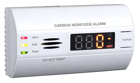 Detektor oxidu uhelnatého s alarmem, pamětí a LCD, CO-90 EN50291, životnost 10 let