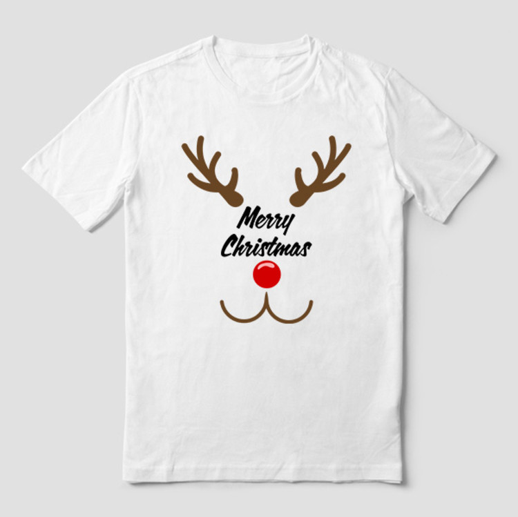 Vánoční tričko s potiskem - Sob - Merry Christmas