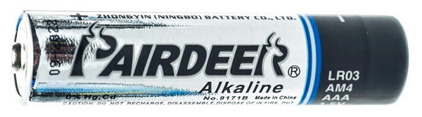 Baterie Pairdeer 1,5V AAA(LR03), Alkalická