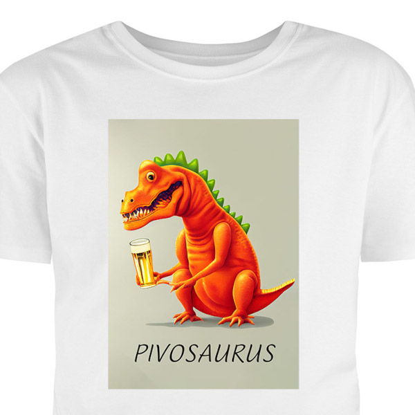 Tričko s potiskem: Pivosaurus