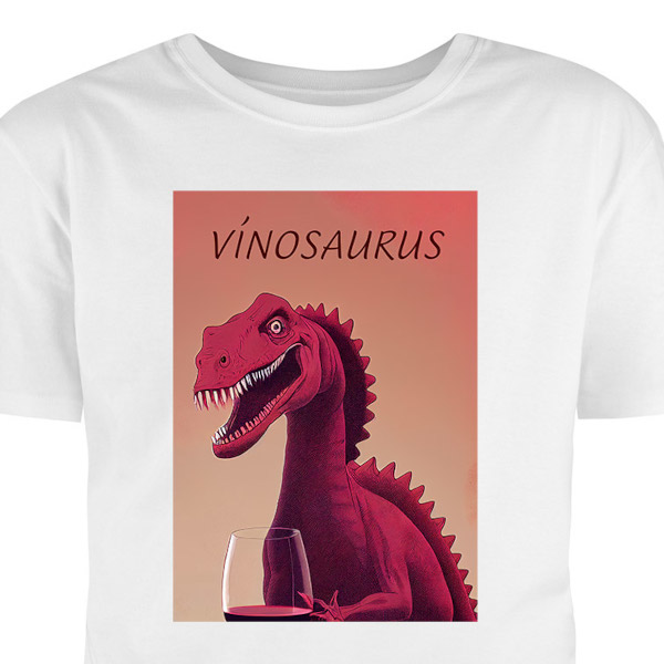 Tričko s potiskem: Vínosaurus
