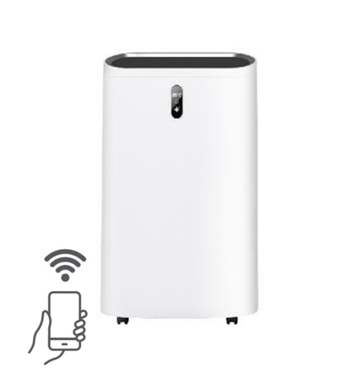 Klimatizace mobilní úsporná / Topení – tepelné čerpadlo / čistička vzduchu / odvlhčovač Hutermann - ovládání přes WiFi, PAC12000H....