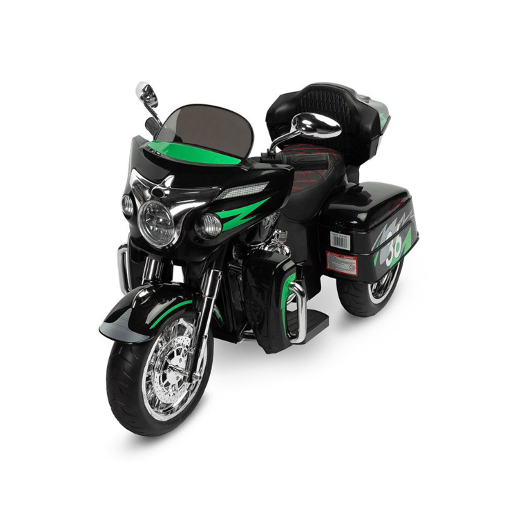 Toyz Elektrická motorka RIOT černá.