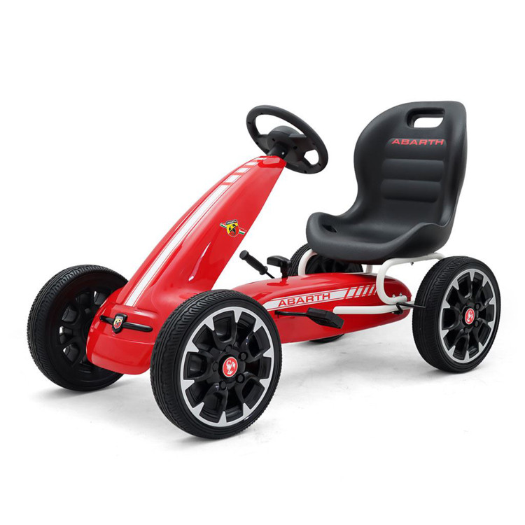Go kart Milly Mally šlapací motokára Rocket červená.