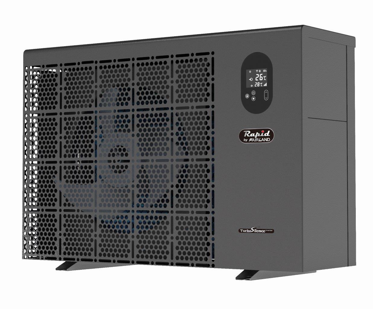 Tepelné bazénové čerpadlo  Rapid Inverter X 8.8-10.5kW - EXTRÉMNĚ VÝKONNÉ, 3x ÚSPORNĚJŠÍ, S CHLAZENÍM, WIFI, pracuje už od 0°C, samomontáž.