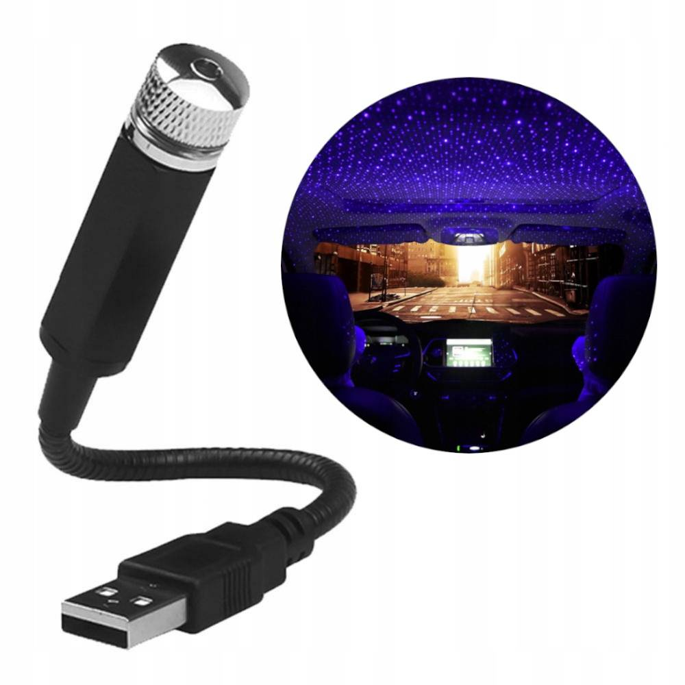 Disco LED USB - červená