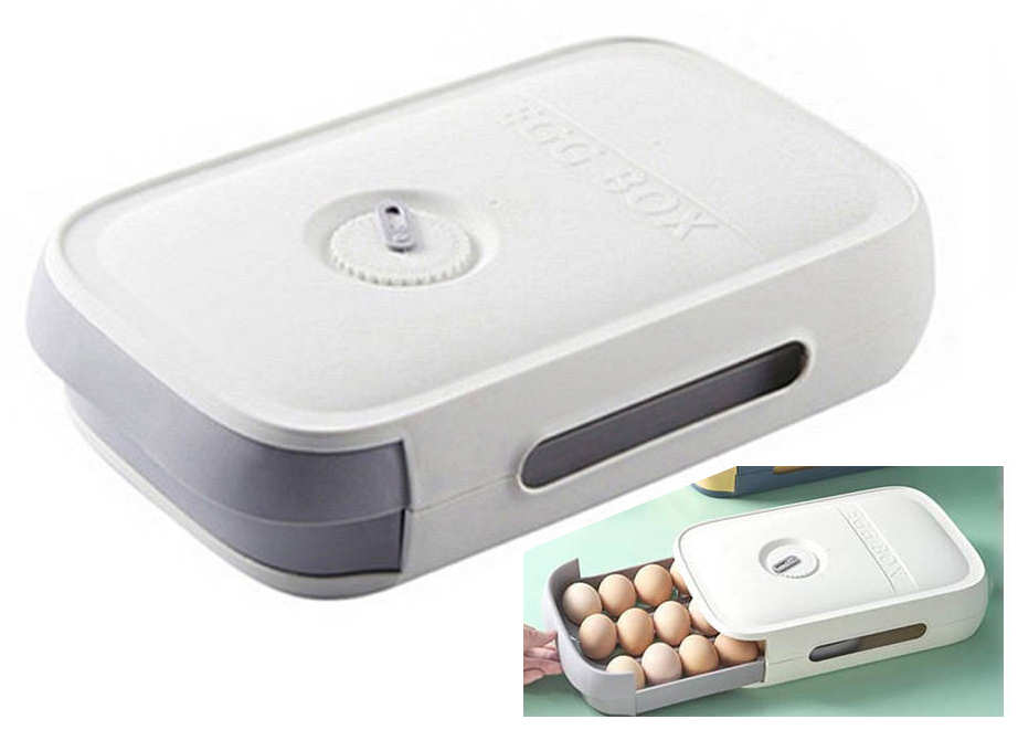 Box na vejce výsuvný zásobník na 20ks.
