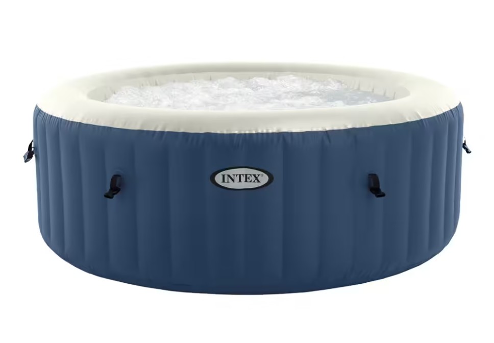 PureSpa Bubble – Nafukovací vířivý bazén s HWS systémem, modrý design
