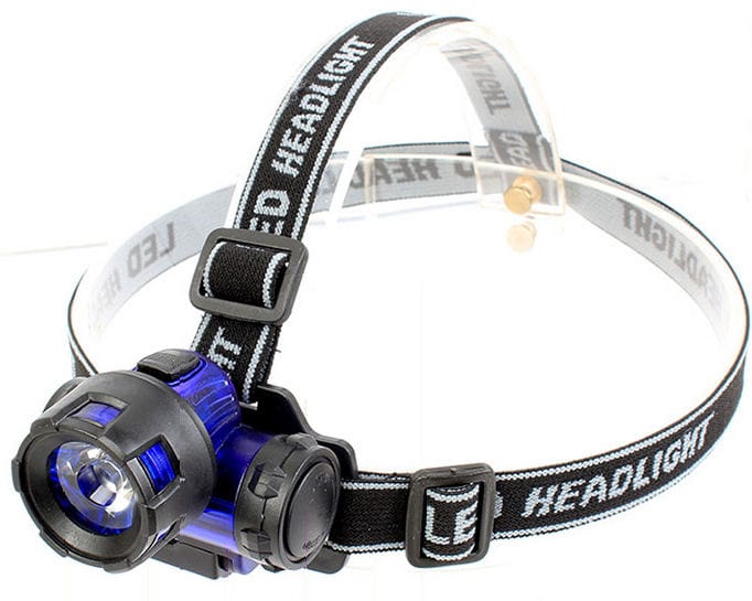 Čelová LED svítilna LED čelovka 3 WATT HLED-33