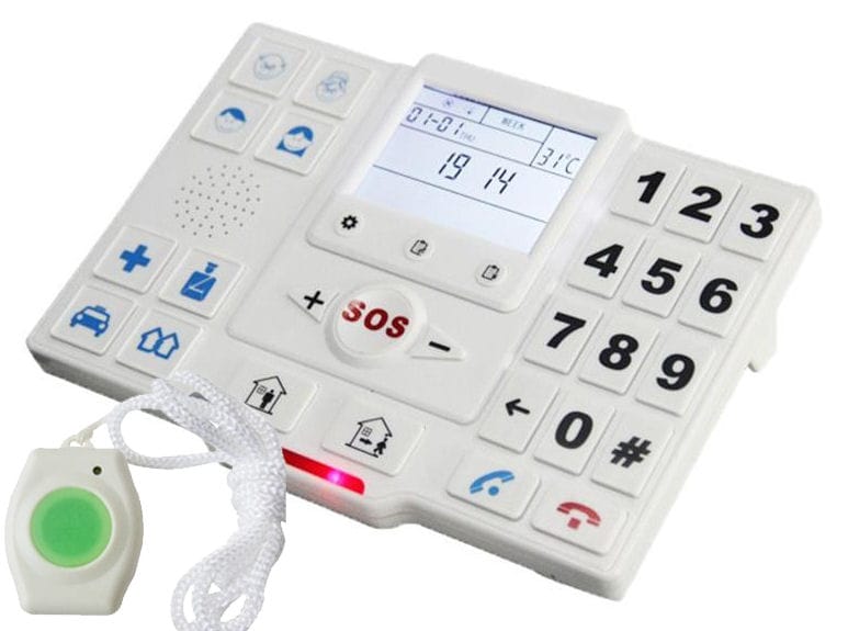 GSM senior medic alarm HG-TC2, SOS tísňové volání, hlídání vitality, časovač podávání léků