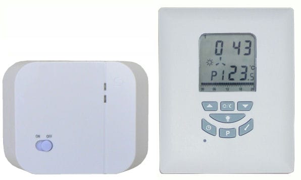 Bezdrátový programovatelný pokojový prostorový termostat Euro Thermo T105RF