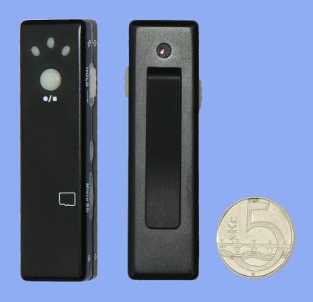 Mikrokamera s SD rekordérem / špionážní minikamera v kovovém pouzdře se záznamem - kamera SPY 5100HR