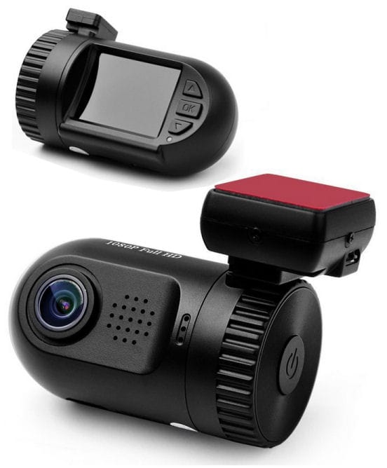 Profesionální kamera do auta 3Mpix ( čip A7 ) černá skříňka HUTERMANN 8030GPS_