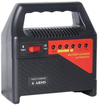 HC1206 nabíječka autobaterií 6V / 12V / 6A max. nabíječ akumulátorů_