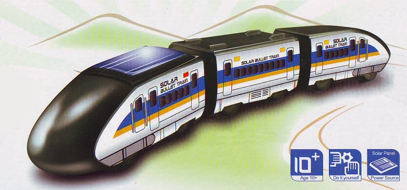 Solární stavebnice vláček - solar train