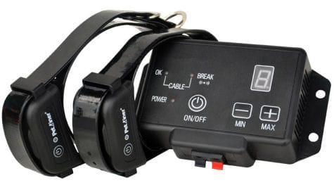 Petrainer PET803-2 elektronický ohradník pro psa neviditelný plot pro psy (dva obojky)