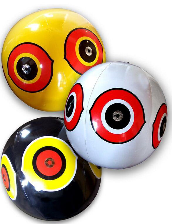 Nafukovací balón na plašení ptáků - sada 3 ks, průměr nafouknutého balónu 35 cm